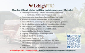 Lehigh_PRO_Fall_Checklist